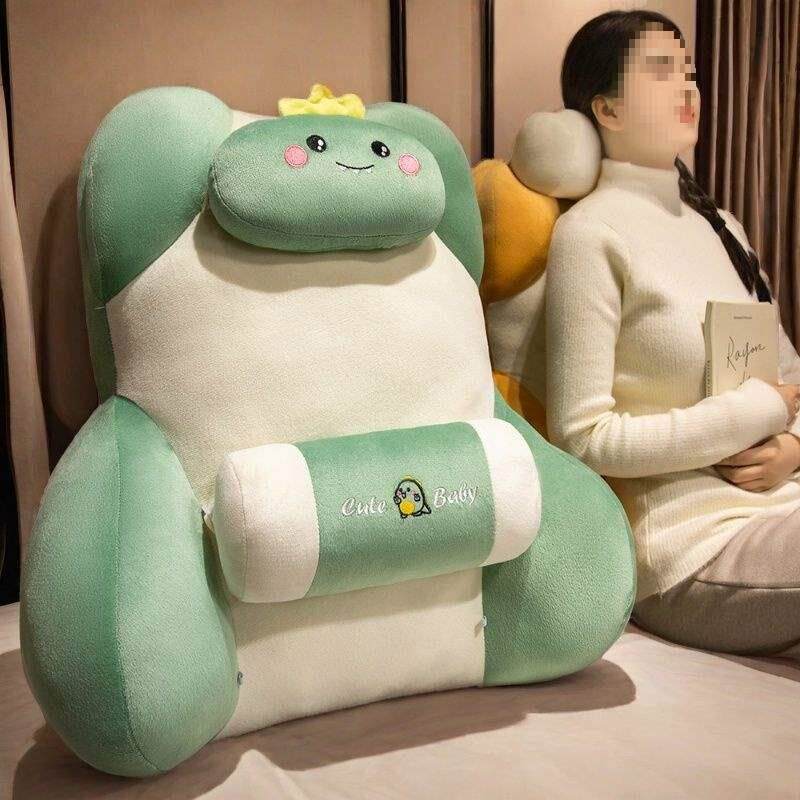 加高靠枕床头宿舍榻榻米床上软包看书枕头护腰沙发孕妇大靠垫女生图片