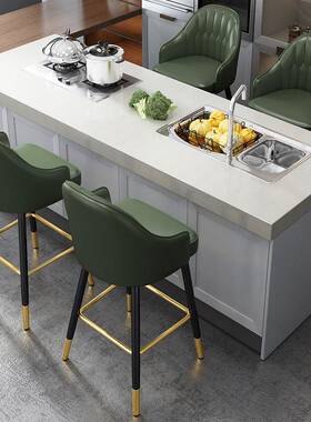 高吧脚现代327简约轻奢吧台吧椅子凳子吧台凳高脚椅台椅椅酒吧椅