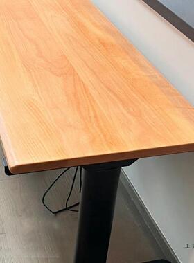 榉木板台面亚力餐GKA桌桌书桌克吧台一字隔板置物架板层实木桌面