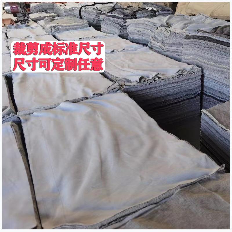 擦布全棉工业抹吸布175灰色标准纯棉碎布水吸油机破不掉毛布废布