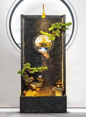 田水幕墙GYD水喷泉假流山风园水鱼缸屏风庭院轮公司店铺装饰品大