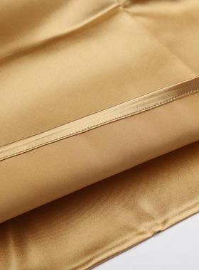 厂L丝家可做39咖啡颜G色OO桑蚕SLIP真丝枕套亮面真丝枕套