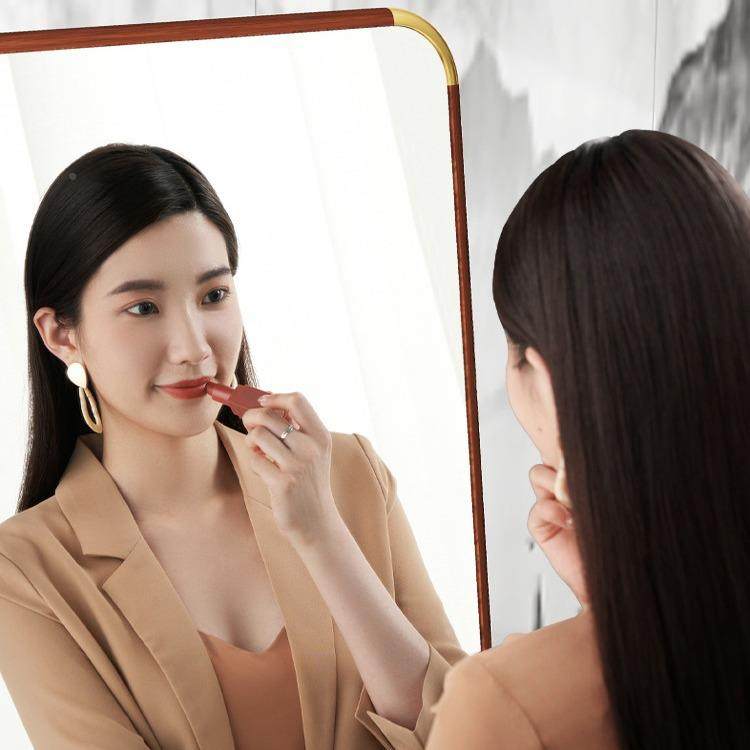RHL身镜家用复古落地镜壁挂衣镜贴墙网中式挂墙立体全穿试衣红镜,家庭/个人清洁工具,落地镜,淘宝优惠券,粉丝福利购,淘宝优惠卷