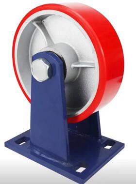 铁芯聚氨酯脚轮万承向轮耐重滑263磨轴承刹车轮重载防车轮轮静音