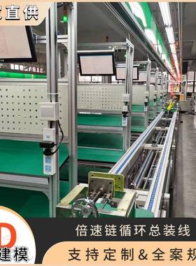 江苏厂区设重锤88钢键电子琴组装生产线计电钢琴倍LXN速链循组环