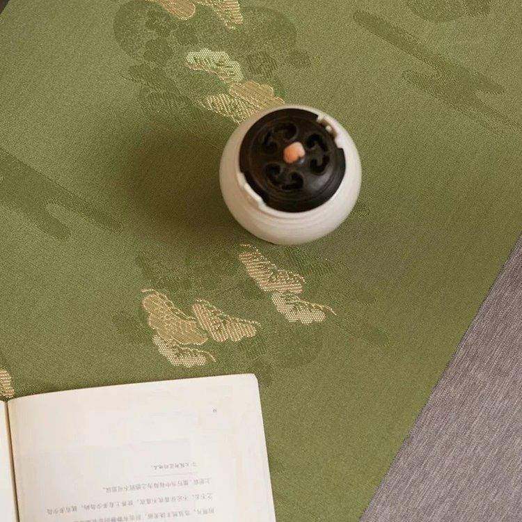 知茶云松茶席织席造云松茶席知舍手工布艺桌旗中国传统色舍传统纹,居家布艺,桌旗,淘宝优惠券,粉丝福利购,淘宝优惠卷