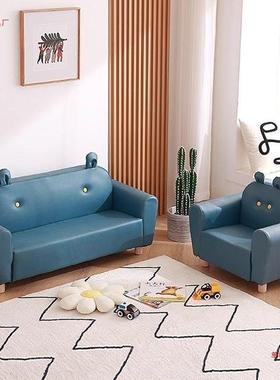 早幼园卡通儿童沙发儿双人迷你实木男女孩单SNQ双人宝宝小沙发教