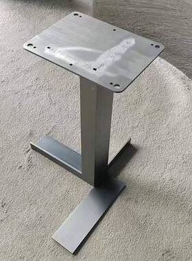 QZT#轻奢不锈钢边几支简架茶几架子底座板约现化岩圆茶几腿几角小