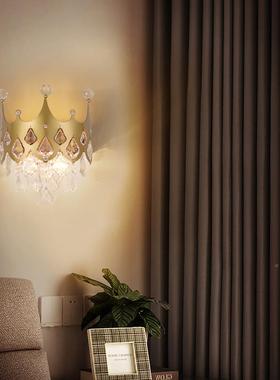 现代客厅奢壁532灯简约温馨酒店廊墙壁灯le走d间床头装饰房水轻晶