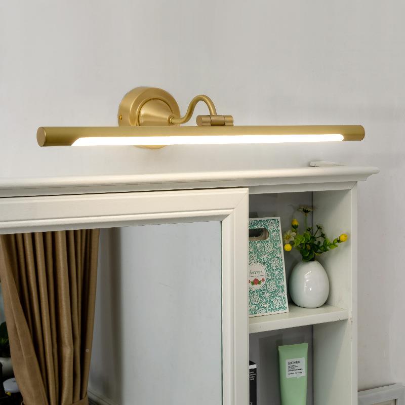 灯供货铜镜前卫生全le间dRIS镜柜灯浴室厕所灯化妆灯梳妆台灯北