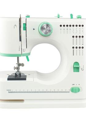 热493销芳华品新FH机SM-50升级16线迹家用电动2缝纫机锁边锁订扣