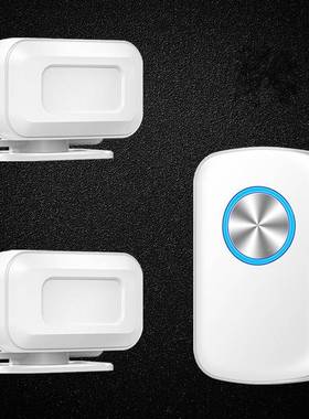 铺欢迎光临商感应器进门无分M28二拖体门口语店音迎宾门铃线用报