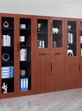 钢制SY-ZYWJG转印文柜办公资料柜木纹铁皮锁档案柜加厚件柜书柜二