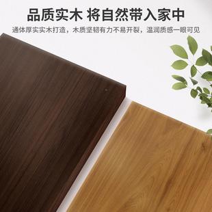 悬浮床头柜创家用卧室N820可墙木折叠意上置物架实床头柜