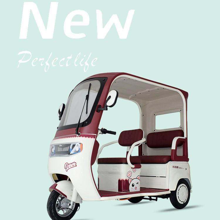 动三轮车客货两用带棚成接送孩子老年三轮车代电动一83715体蓬人步电车