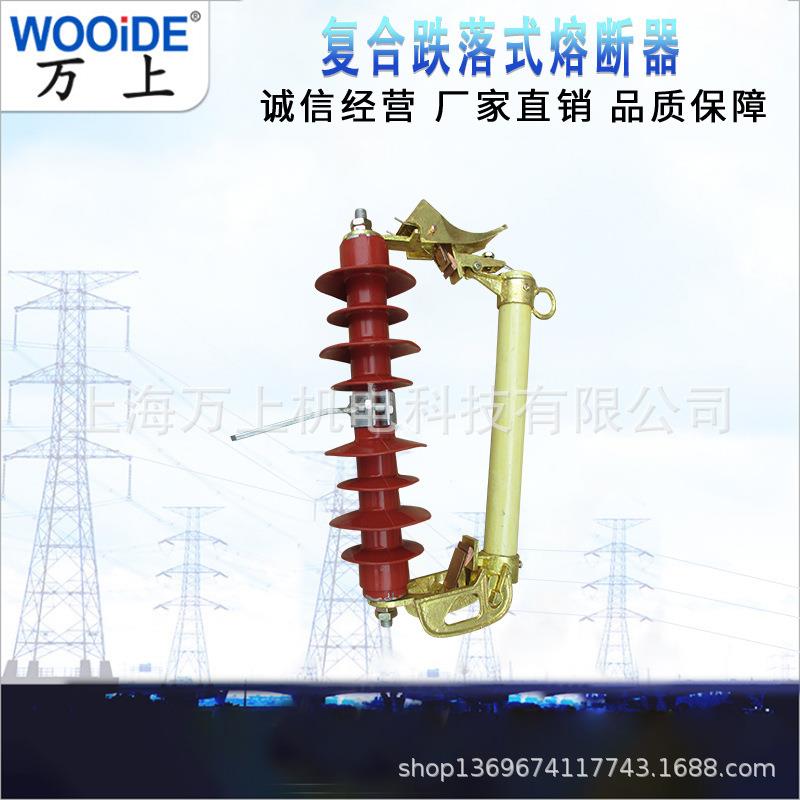 户外高压跌落式熔器RW6W-NPS66/200断A硅橡胶柱上R保险开关HR6W5R