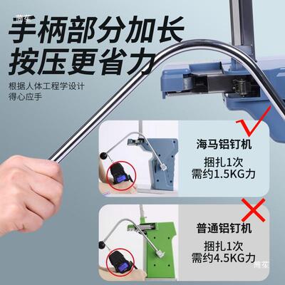铝带钉机扎HMG口机超市称区超市打菜封口机结束水果蔬扎口塑料袋