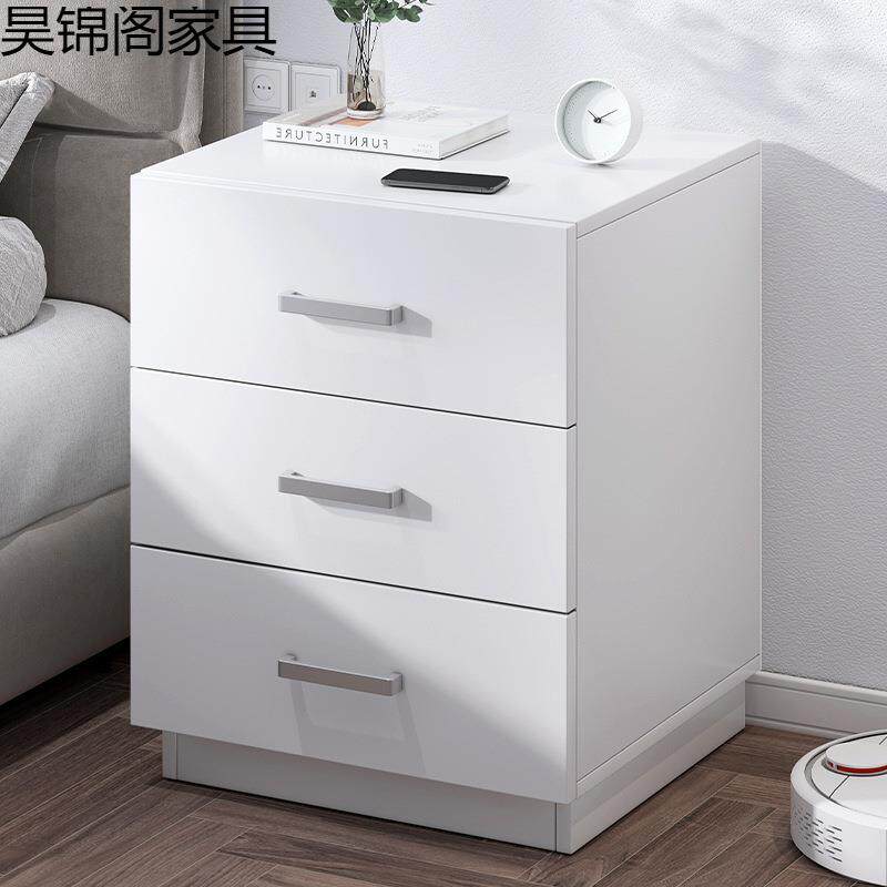 亿家达床头柜现代简家用约奢简易卧NUP室床边小型轻物架置迷你收