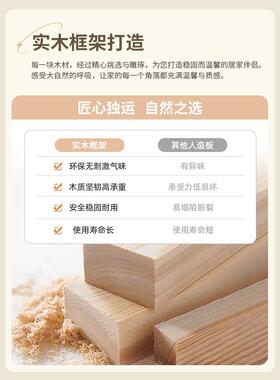 202新款60C5M小户型梳妆台实木化妆桌室奶油风QVP卧简约现代一斗