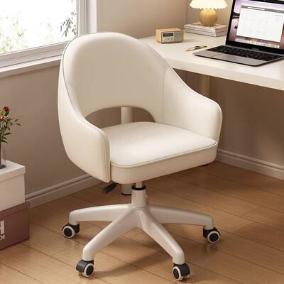 DFS电脑椅久家用舒适坐女生室化妆椅可升降旋转卧工人体学靠背椅