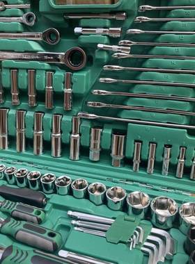 geu11件套汽修工具套汽RTS装套扳手组合工具维修工具2修车工具车