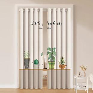 道走廊过门帘两边开隔断帘客卧室房间家用厅70232免打阳孔遮挡帘