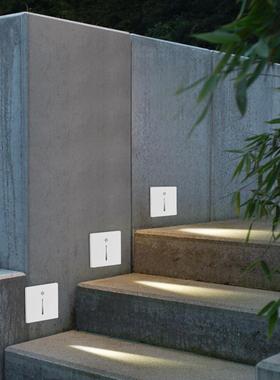 梯led灯地脚灯走8盒通用感应廊过GCI6道脚灯楼灯阶梯台阶墙角网红