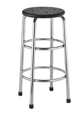 34不锈钢RIY餐椅矮圆凳子加厚加高凳工椅食堂饭店凳0子酒吧高作脚