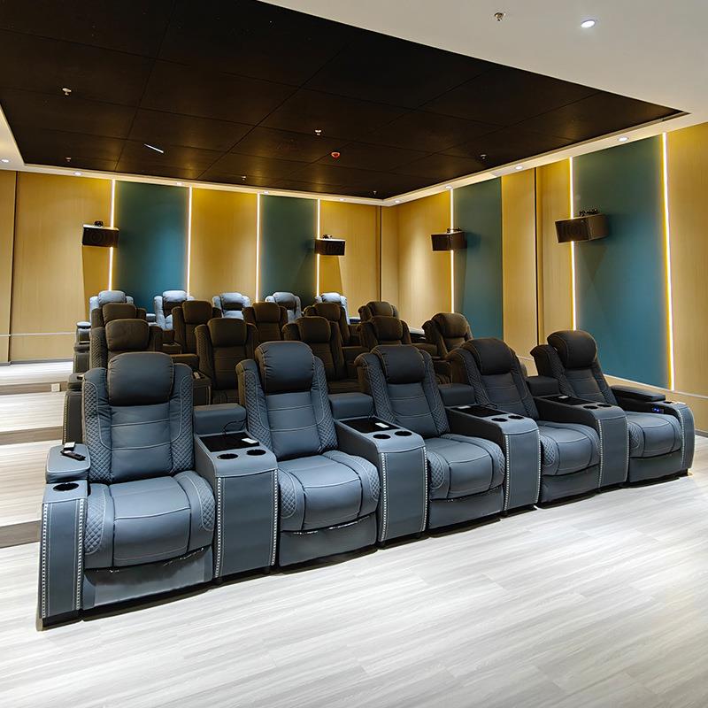 225新DHL款音家庭影院功代能沙发别墅现简约客0厅影室电动沙发观