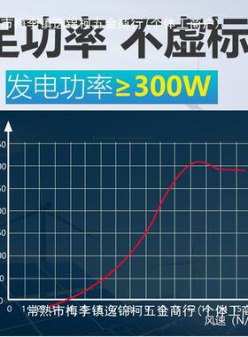 风力发电机家用22V永型磁小车载12V24V风光互补风0能发机电300W3