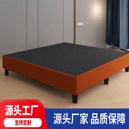 跨境人店821架公寓民宿床架底座酒单双床床垫配套宾馆家具标间全