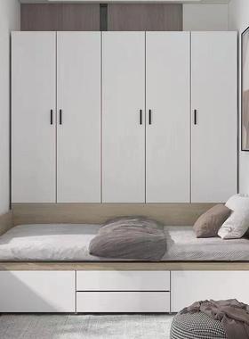 小户榻榻床柜一体组合侧边衣柜多米没功能收纳型省空间GWA计高箱