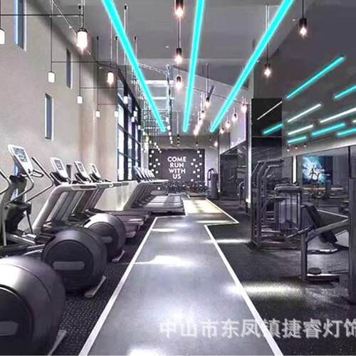 台球厅氛l围灯ed无缝拼接长条灯公超市健身房专办用桌球室室COP吊