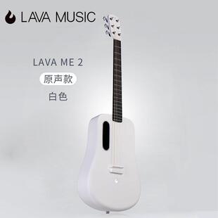 拿火吉他LAVKCKAMEPR民谣碳钎4维吉专他1寸男女业演奏电O箱吉他