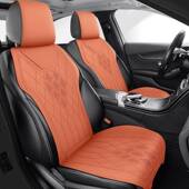 气款 ZFG汽车坐垫四季 通用翻毛透皮车汽座薄IMU垫小蛮腰马鞍垫夏季