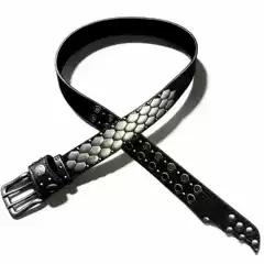 Visual Style Kmrii Series Dark Avant-Garde Opium Scale Heavy-Duty Belt Punk Rock Subculture Niche Belt