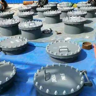 国标常压回转盖板式法兰DN600PN10316304不锈钢快开人孔门盖
