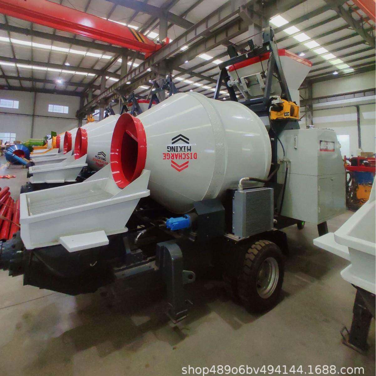 搅拌机带输送泵一体机混凝土搅拌拖泵厂家