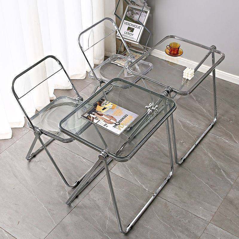 折叠椅透明亚克力时尚简约凳子网红拍照化妆椅便携家用餐椅透明椅,玩具/童车/益智/积木/模型,垂直悬浮玩具,淘宝优惠券,粉丝福利购,淘宝优惠卷