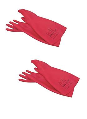 KA绝缘防护手7套三一使用电乳压1KV红色合天然胶绝缘手套抗ZDE电