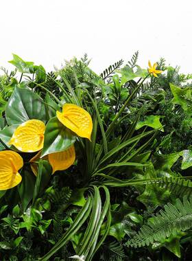 高档植真植物墙户1001001外室内装饰背塑仿料花墙面景观人造假绿