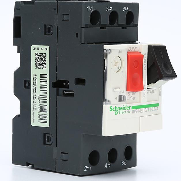 GV2ME01C电动LPC断机路器V2-ME010G.1-C0.16A马达保护器