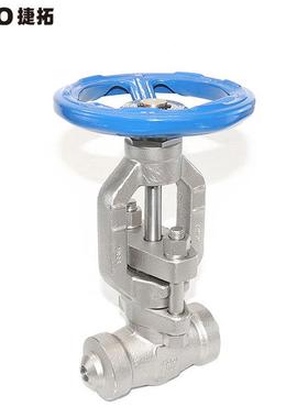 不锈钢锻钢截止阀 4500LB 高压F316H T型工艺型截止阀