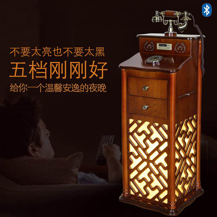古典电话机氛围灯音箱复古音响家用客厅立式欧式音箱
