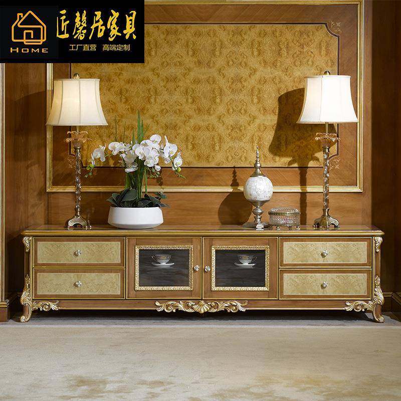 新古典欧式电视柜客厅家具桦木雕花门厅柜矮柜带抽电视柜家具,纺织面料/辅料/配套,纺织机械配件,淘宝优惠券,粉丝福利购,淘宝优惠卷