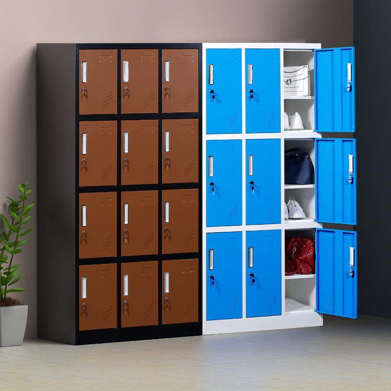 彩色员工更衣柜铁皮柜健身房存包柜浴室换衣柜理发店感应锁储物柜,纺织面料/辅料/配套,纺织机械配件,淘宝优惠券,粉丝福利购,淘宝优惠卷