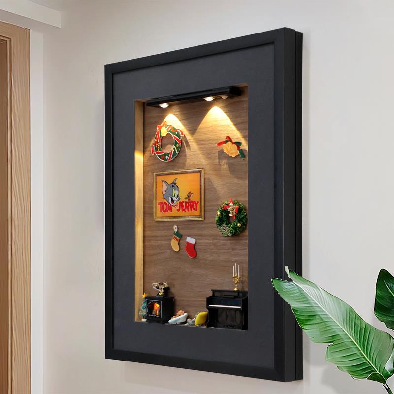 2025新款竖版电表装饰画 画体磁吸画壁 画T立om je耶诞派对rry配