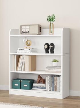 实木柜儿童格书架置物简架落地书柜易家用收72224纳组合子柜多层