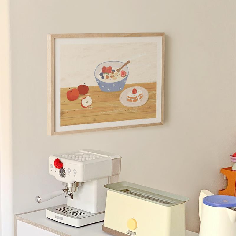 小清新sin网红电表箱202装饰开关配电箱遮挡北欧画餐画厅挂美食插