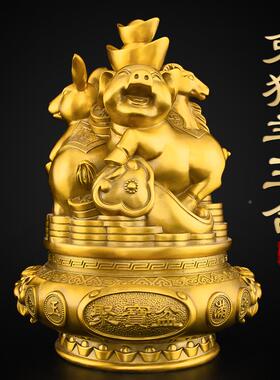 三合SH001生子肖摆卯件铜猴鼠虎马狗蛇鸡牛猪兔羊三合贵人龙局申